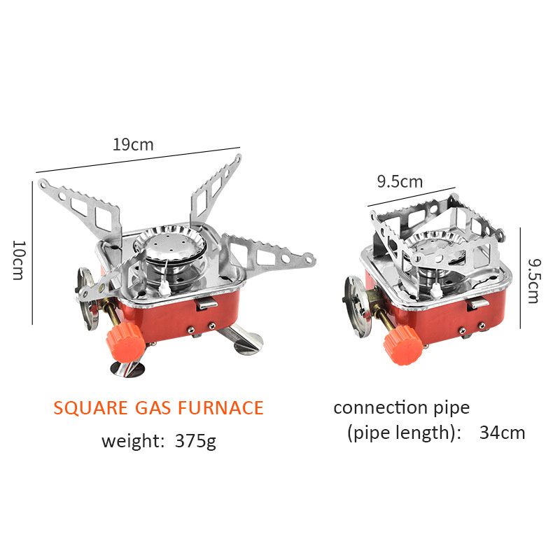 Outdoor butane gas cartridge windproof camping  lotus gas burner stove Mini Portable Cooking Picnic fireplace garden