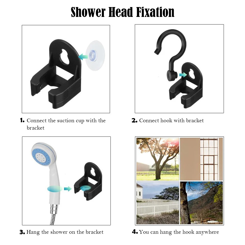 Rechargeable Shower Head Bathing 3.7V Pump 4.9ft Outdoor Travel Hiking Beach Pet Cleaning Equipment Portable Camping Shower