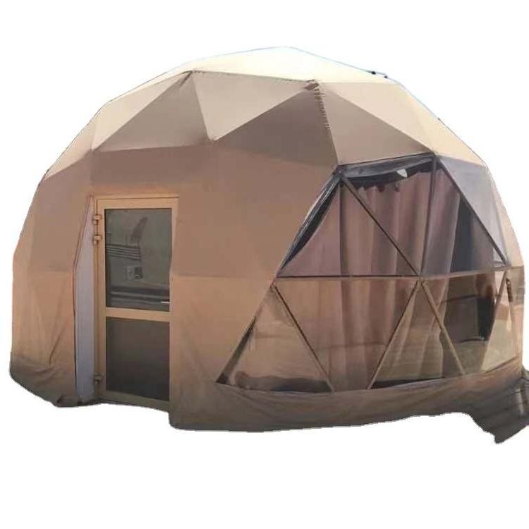 Outdoor Tarpaulin Rainproof Garden Gazebo Pergola Canopy Window Windproof Awning Waterproof Camp round Desert starry sky Tent