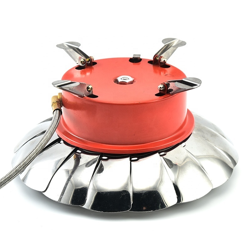 Outdoor butane gas cartridge windproof camping  lotus gas burner stove Mini Portable Cooking Picnic fireplace garden