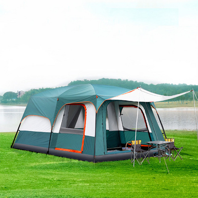 2 bedrooms 1 living room outdoor camping Family 12 persons tent outdoor tents