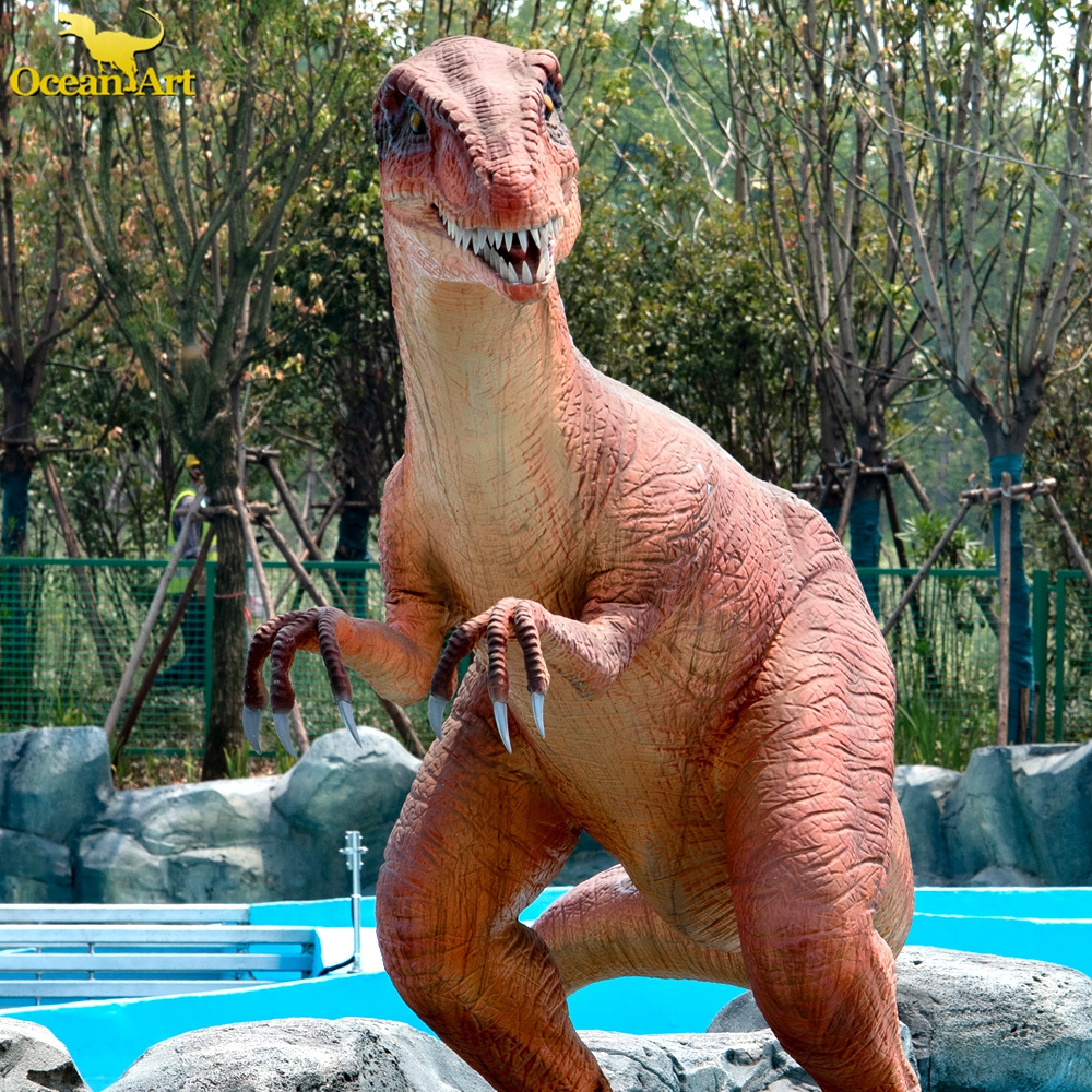 amusement park equipment realistic moving dinosaur life size animatronic dinosaur model