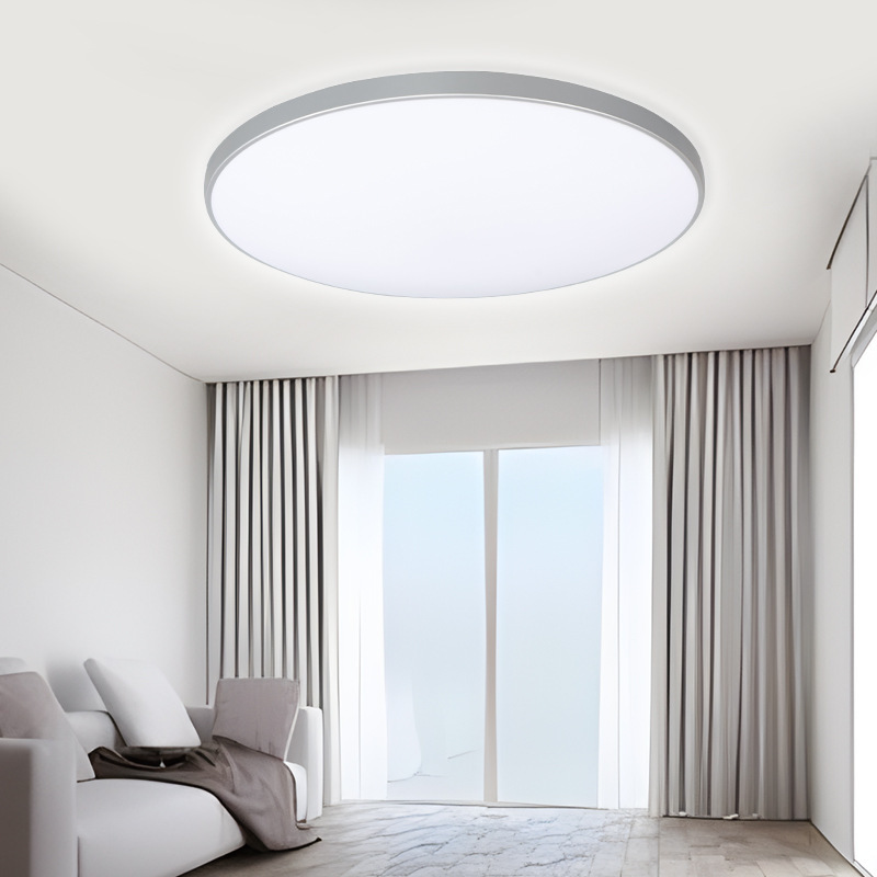 Round Porch Foyer Fixture Surface Flush Mount LED Super Slim Dimmable 3CCT Modern Hotel Chandelier Ceiling Led Lighting