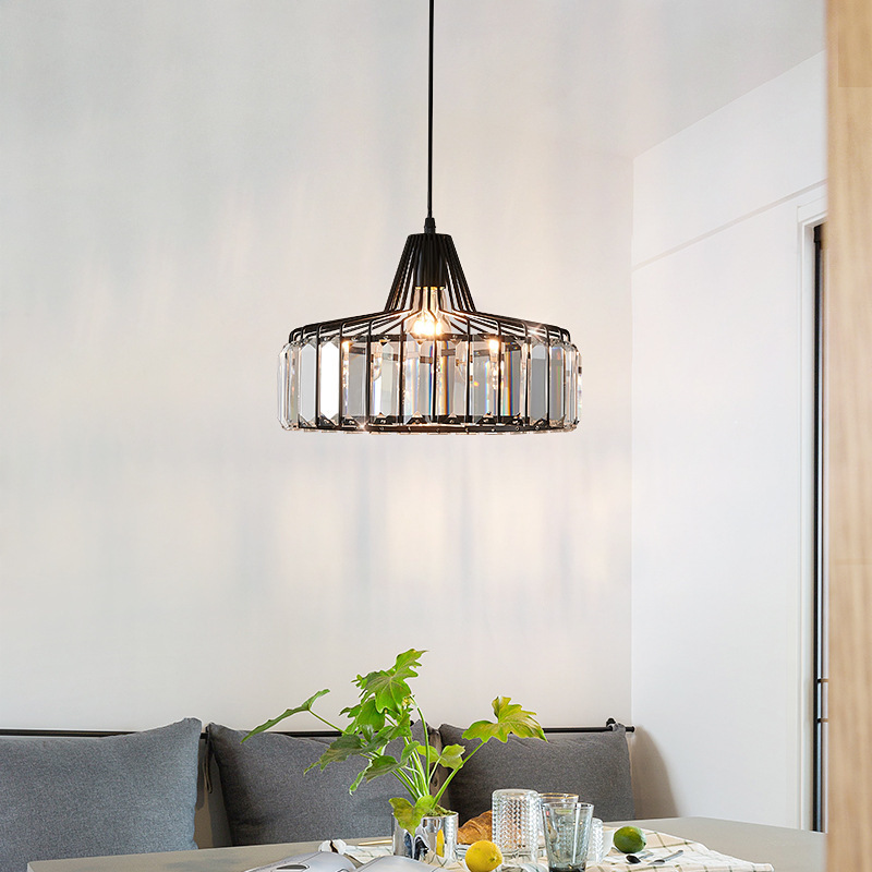 Metal Indoor Loft Ceiling Light Nordic Industrial Led Chandeliers Light for Restaurant Office Pendant Modern Lamp