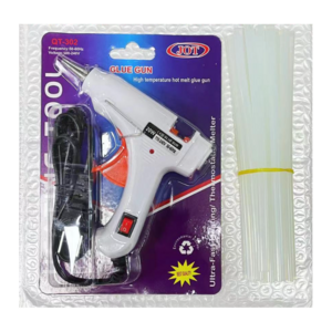 20W Colorful Plastic Electric Glue Gun With 7mm Glue Stick For Handmade Arts Crafts