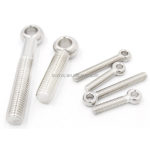 M6 M8 M10 M12 M16 M20 SS304 DIN444 Eye Bolt For Lifting A2-70 Swing Hook Bolt 18-8 Stainless Steel Swing Bolt