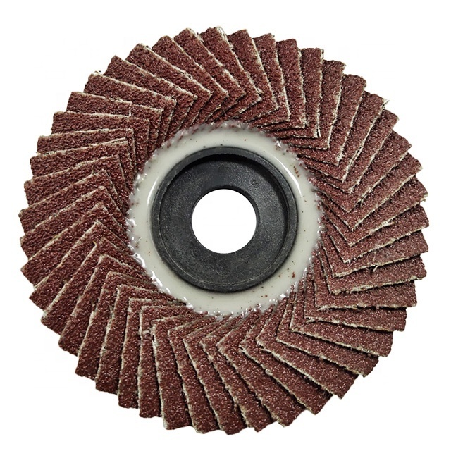 ZY abrasive Plastic Backing 4 Inch 100mm Diameter Angle Grinder Flap Wheel Disc in Abrasive Tools