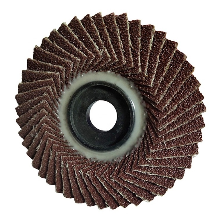 ZY abrasive Plastic Backing 4 Inch 100mm Diameter Angle Grinder Flap Wheel Disc in Abrasive Tools