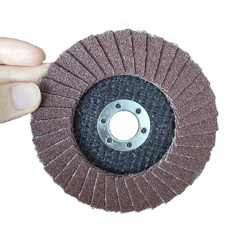 High Quality Polishing Wheel 4.5 Inch Aluminum Oxide  Flap Disc Abrasive Tools for Stainless Steel and car