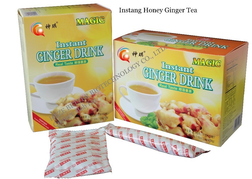 Hot Sale Instant Honey Ginger Tea, Best Herbal Slimming Tea, Instant Ginger Tea