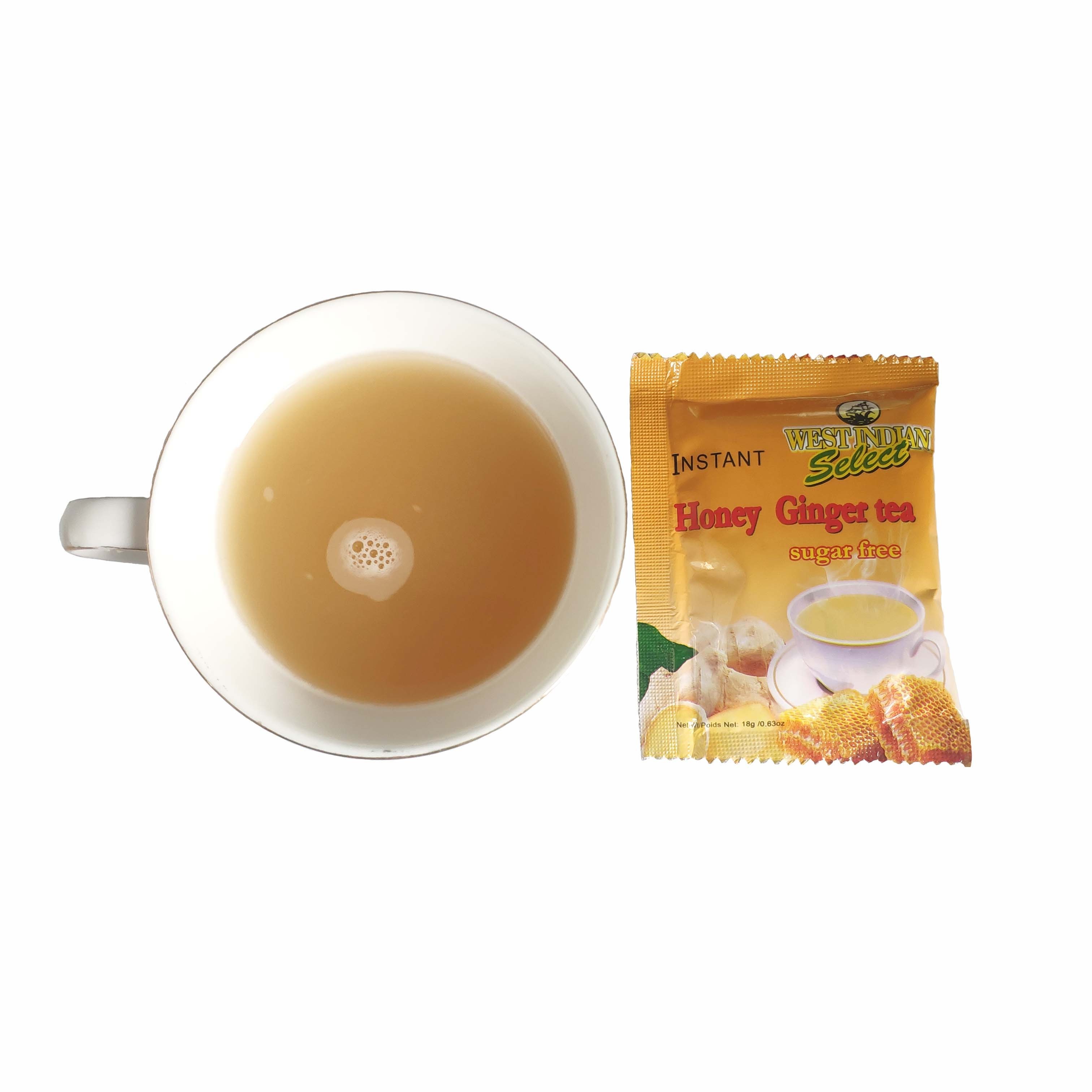 100% Natural Instant Honeyed Ginger Drink, Herbal Ginger Tea