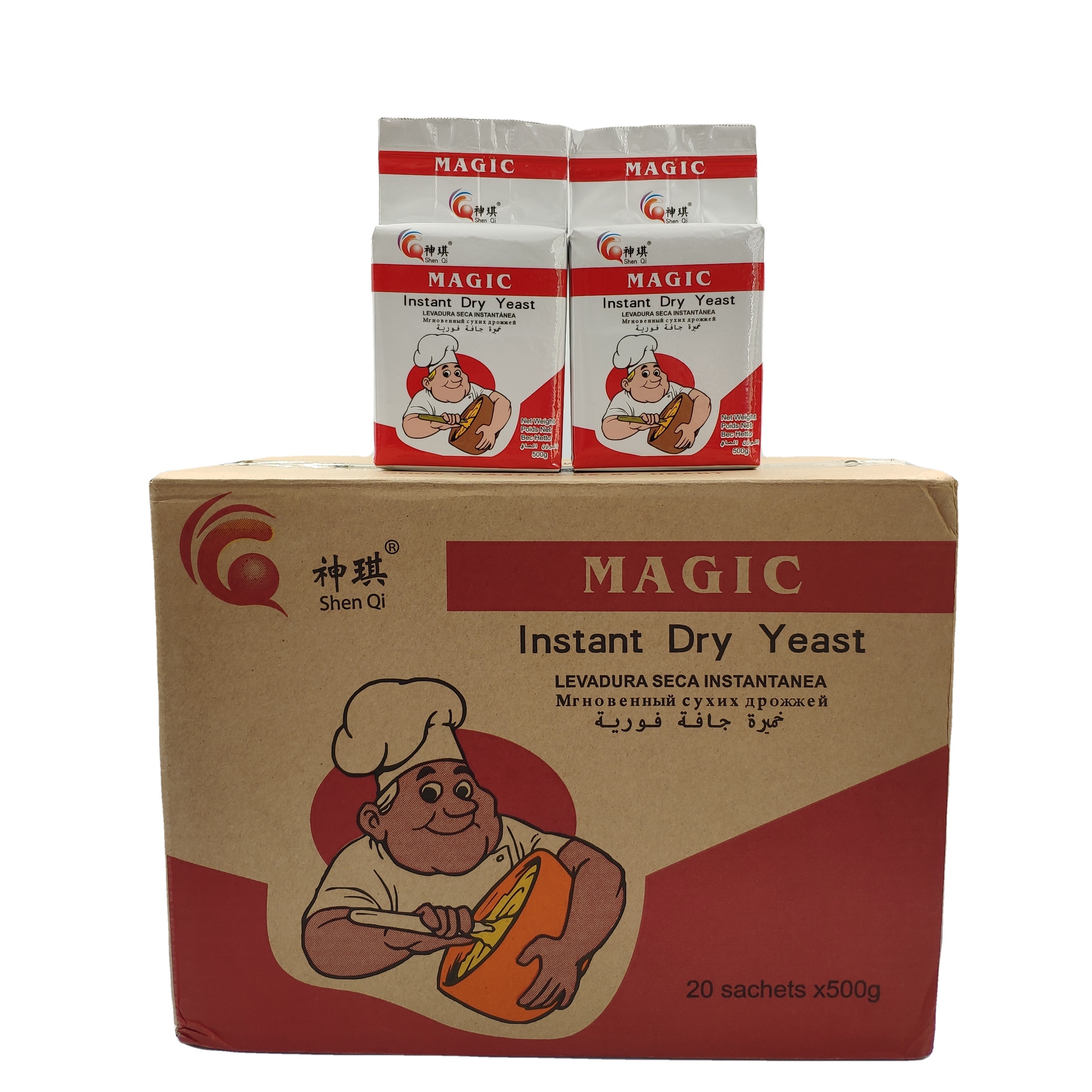 Food Additives 2 in 1 Dry Instant Yeast for Baking Bread Yeast