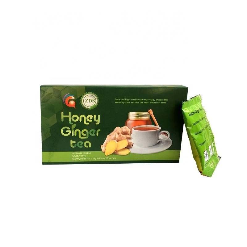 Instant Honey Ginger Tea, Brown Sugar Herbal Tea, Red Ginger Tea