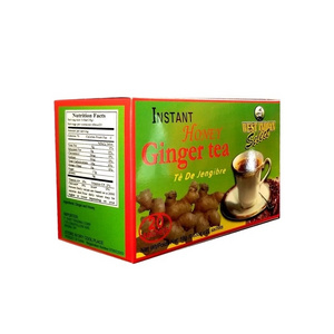 Instant Honey Ginger Tea, Brown Sugar Herbal Tea, Red Ginger Tea