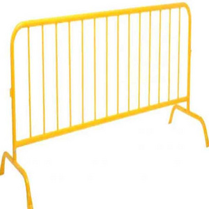 1.1*2.2m Temporary Fencing / Portable Metal Steel Barricade / Road Traffic Crowd Control Safety Barrier Hot Sale