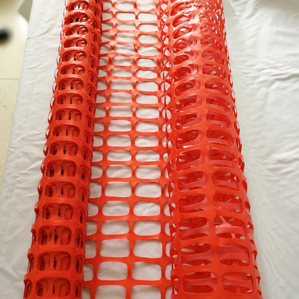 Green / Orange Durable Plastic Safety Snow Fence for Fencing