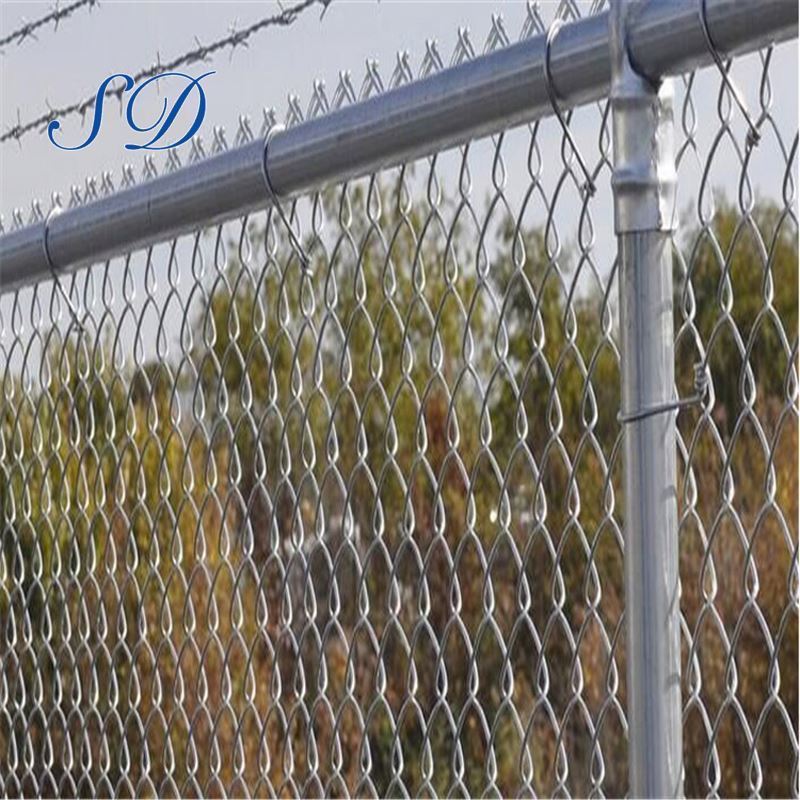 8 Gauge Galvanized Chain Link Fence Diamond Fence