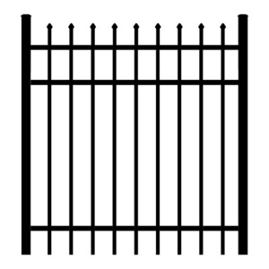 Hot selling Security Wrought Iron Steel Metal Garden Aluminum Pool Fence with high quality