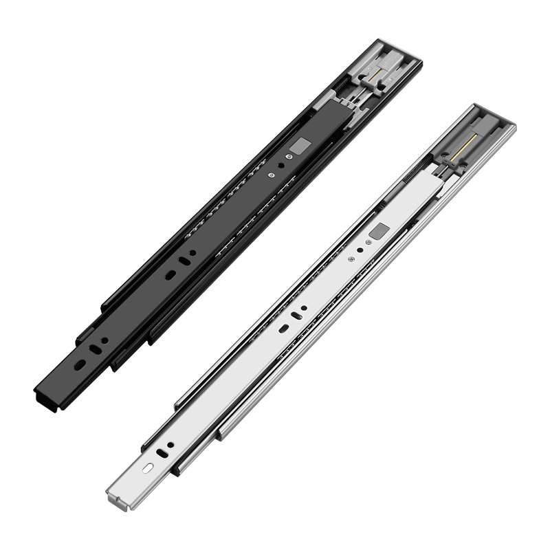 Full Extension Drawer Slides Side Mount 14 16 18 20 22 24 Inch Ball Bearing Metal Drawer Slides Soft Close Drawer Slide