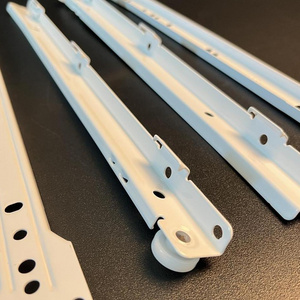 250mm-600mm white color powder coating south American type drawer slider rail European style drawer slide