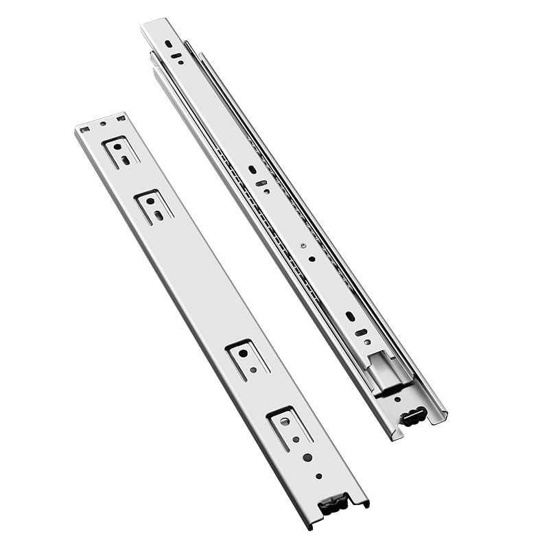 45mm Full Extension Drawer Channels Ball Bearing Ordinary Normal Drawer Channel Slide Telescopic Channel Slide Rail