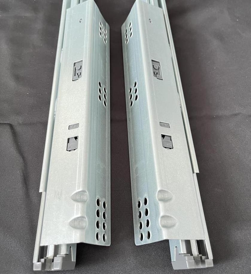 Customize Single Extension Soft Close Concealed Undermount Slides Telescopic Rails Drawer Slide