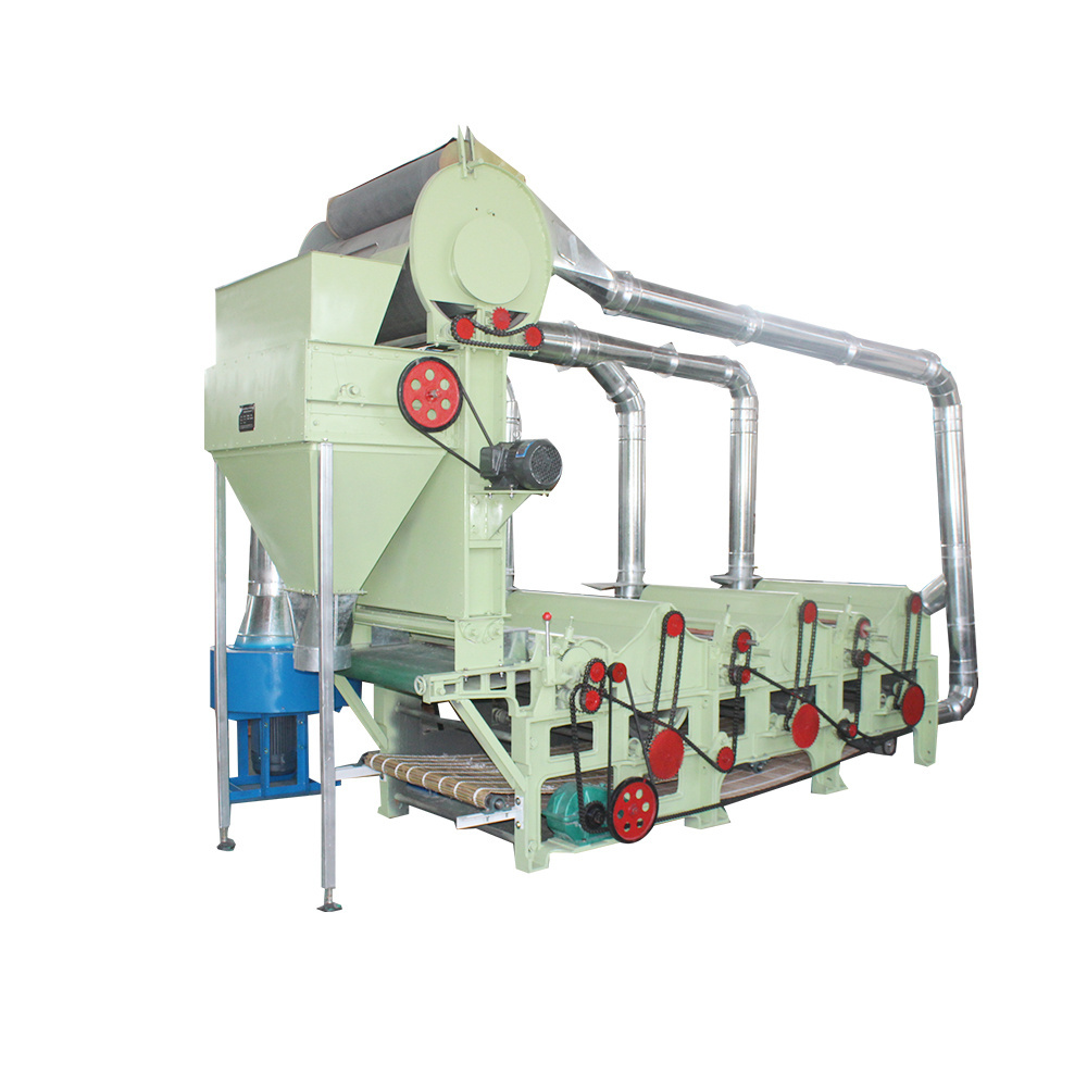 Cotton impurity leaf dust removal machine