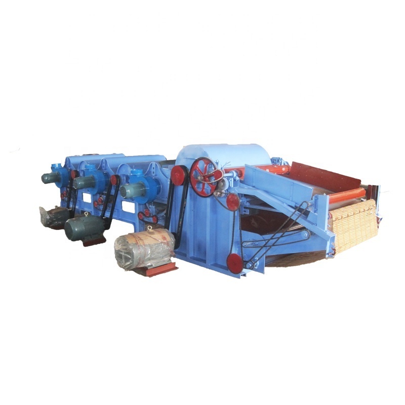 textile waste recycling machine for fabric recycle spinning yarn opening cotton recycling machine