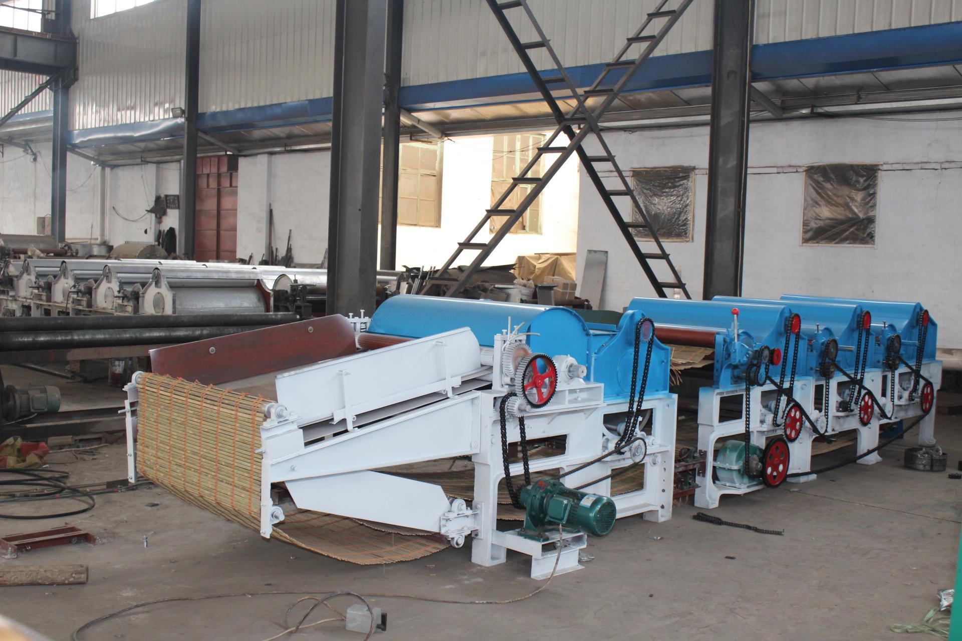 textile waste recycling machine for fabric recycle spinning yarn opening cotton recycling machine