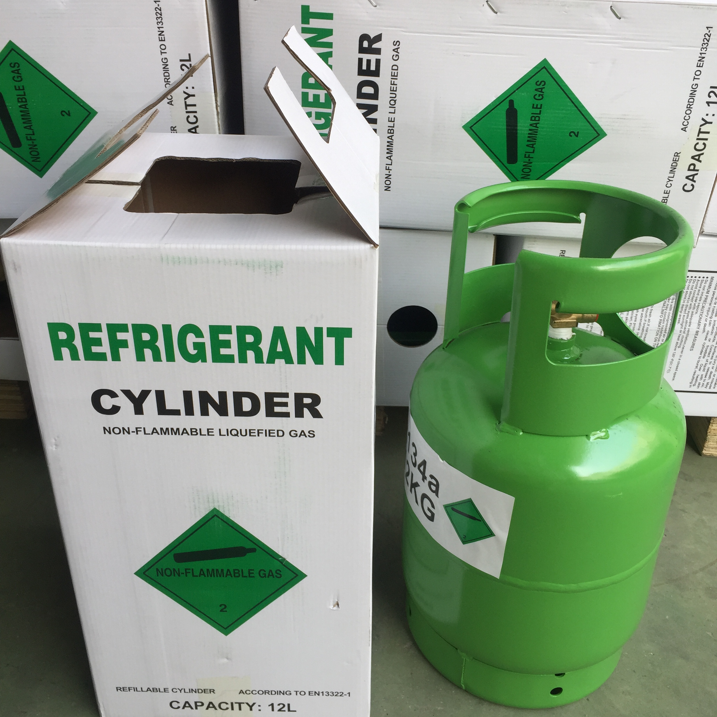 Refrigerant Gas R134A Price Showroom 12KG