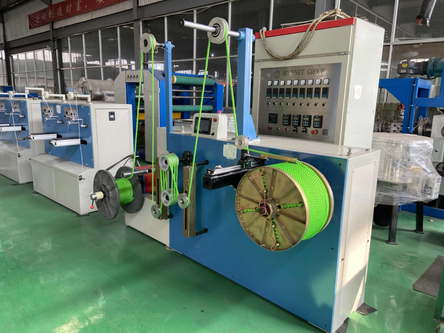 Cable Coiling Winding Machine Cable Coiling Machine / Flat Ribbon Data Drop Fiber Optic Cable Cutting Machine