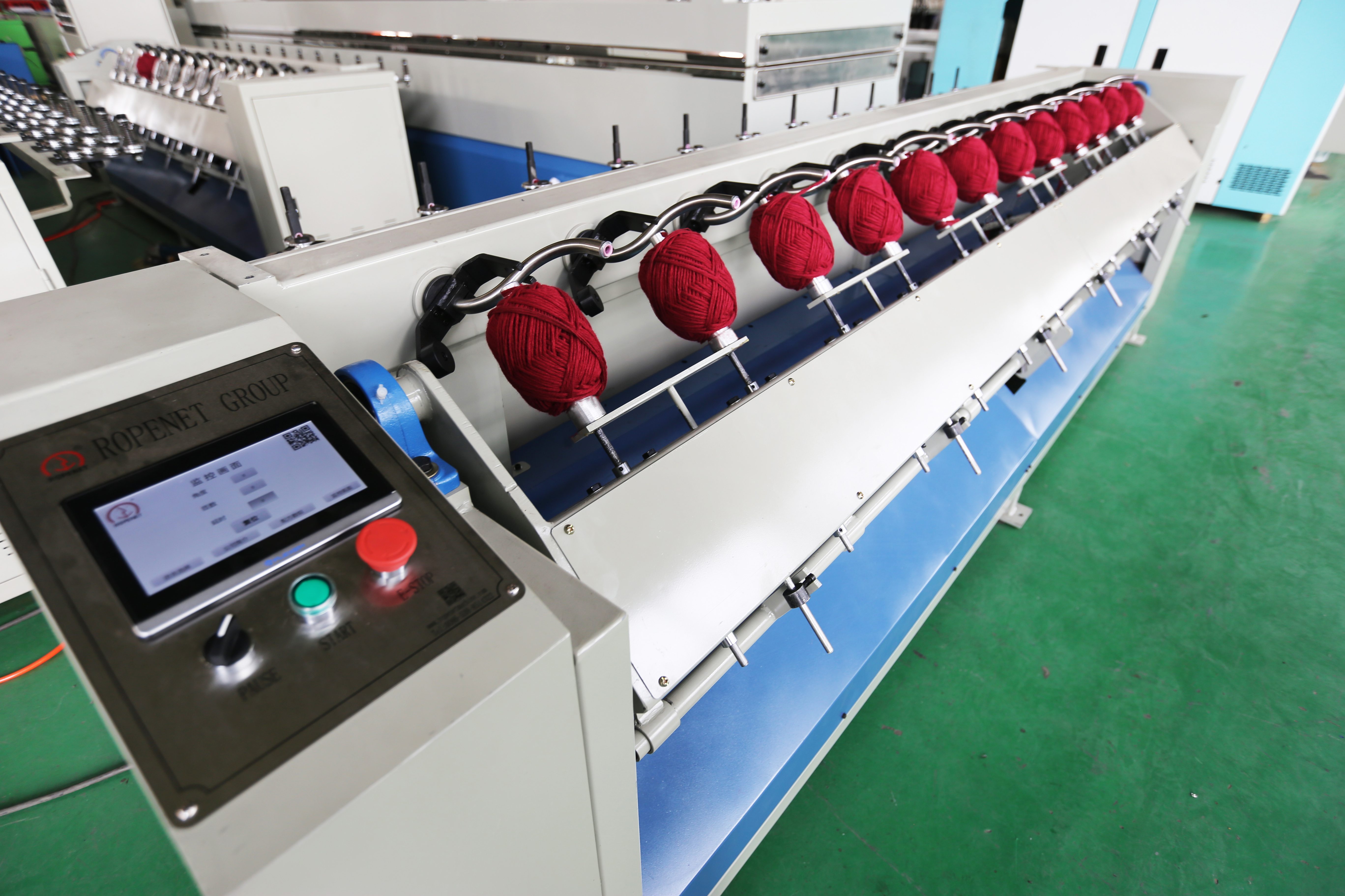 Yarn ball rewinding machine woolen yarn rope winding machine