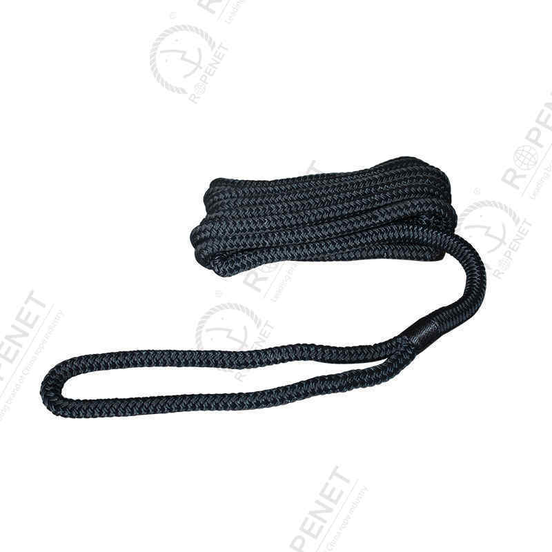 3/8 inch Double Braid Nylon Rope With Anchor boat tow rope