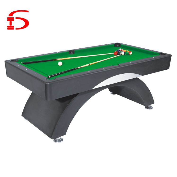 Factory direct sales indoor Red Cloth 8 ball billiards pool table