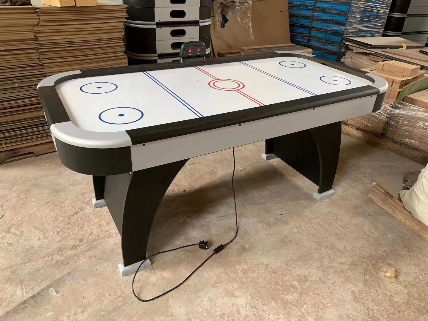 Hot selling Indoor Powerful  5ft 6FT MDF Air Hockey table with Electronic Score Includes 2 Strikers and 2 Pucks