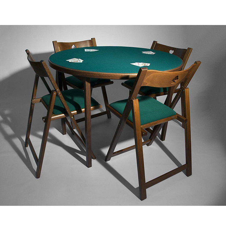 Luxury custom foldable table top poker 4 seats poker table for sale