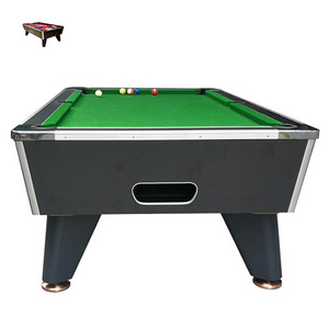 Manufacture factory cheap slate stone marble 7ft 8ft 9ft token coin operating Pool  Billiard Table