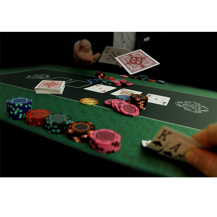 Playing Cards Designer Poker Gaming Mat Poker Table Top