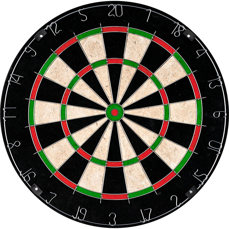 Professional Shot King Regulation Bristle Steel Tip Dartboard Set Dart Board