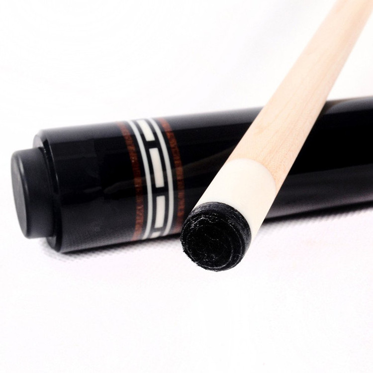 Handmade Ebony and Maple Wood 1/2 Jointed Billiard Pool Cue