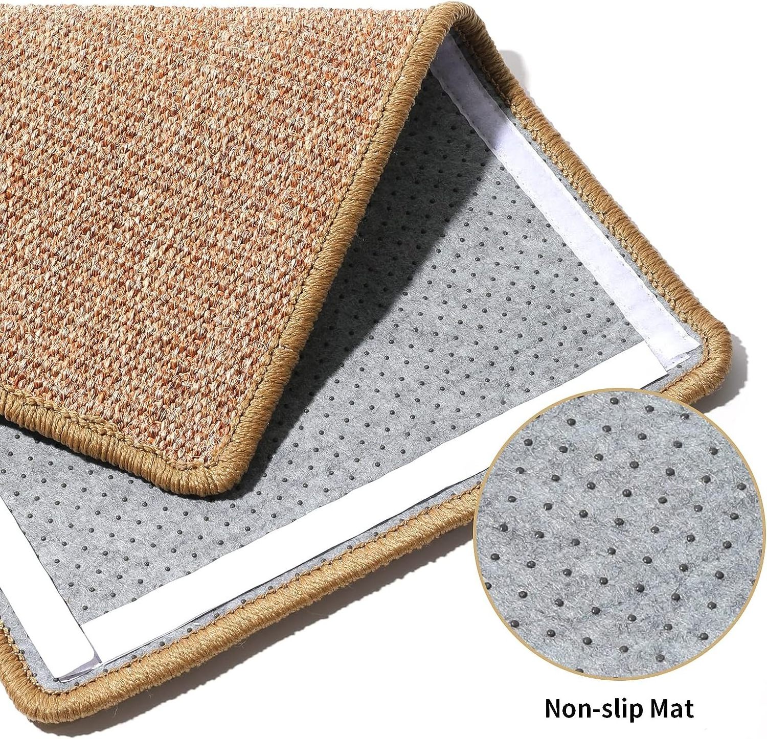 Cat Scratching Board Mat Natural Sisal Cat Scratching Board, Floor Cat Scratching Board With Sticky Magic Stickers