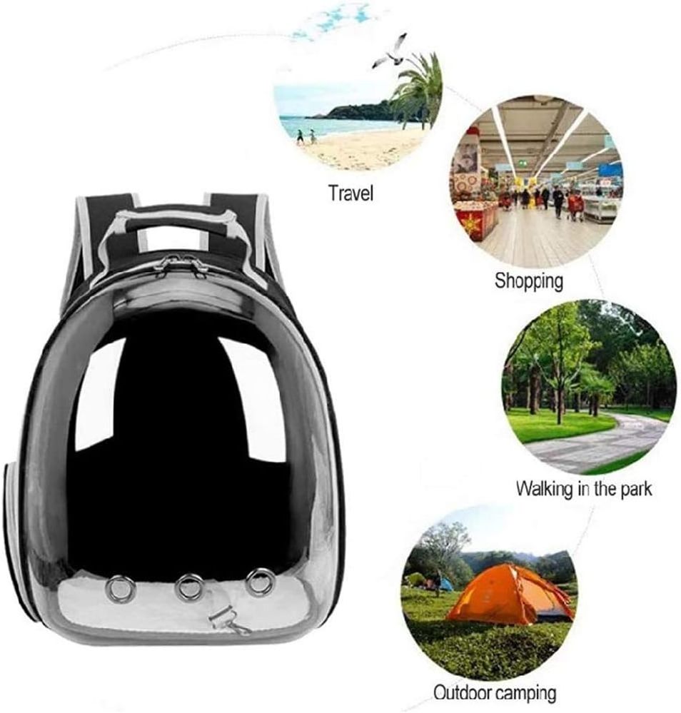 Cat Bag Pet Backpack Out Portable Transparent Capsule Pet Bag Out Cat Supplies Breathable Shoulder Bag