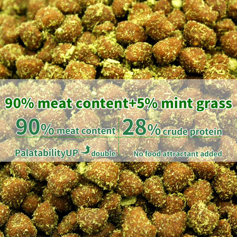 Freeze dried cat grass shred dry food fattening adult young cats universal type beef hair removal wholesale