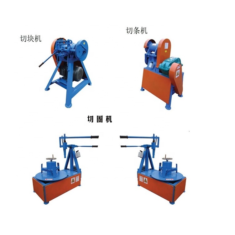 Hot sale scrap tire cutting machine / Tire Lump Cutter / Tire strip cutter