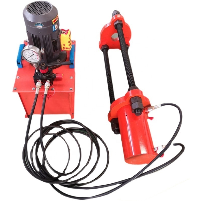 Electric pump hydraulic track pin changer /  Excavator maintenance machinery