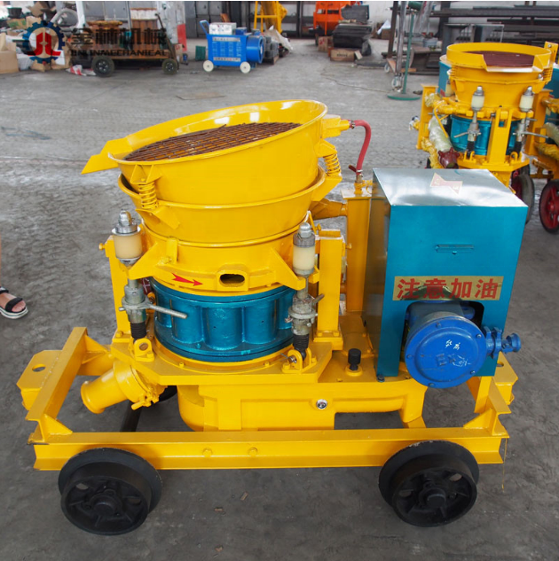 Gunite shotcrete spraying machine wet and dry  concrete shotcrete equipment machine for sale