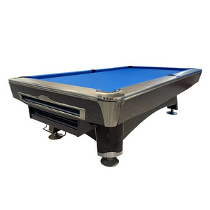 9ft Used Snooker & Billiard Tables French Billiard Pool Table for Sale Includes Snooker & Billiard Balls