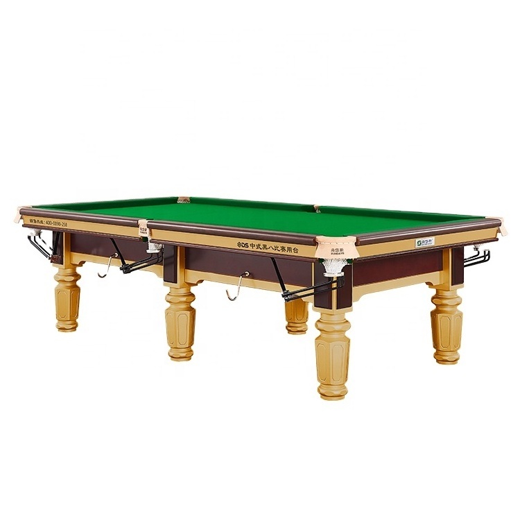 9ft French Pool Billiard Table Kids' Table De Billiards with Used Snooker & Billiard Balls by Mrsung