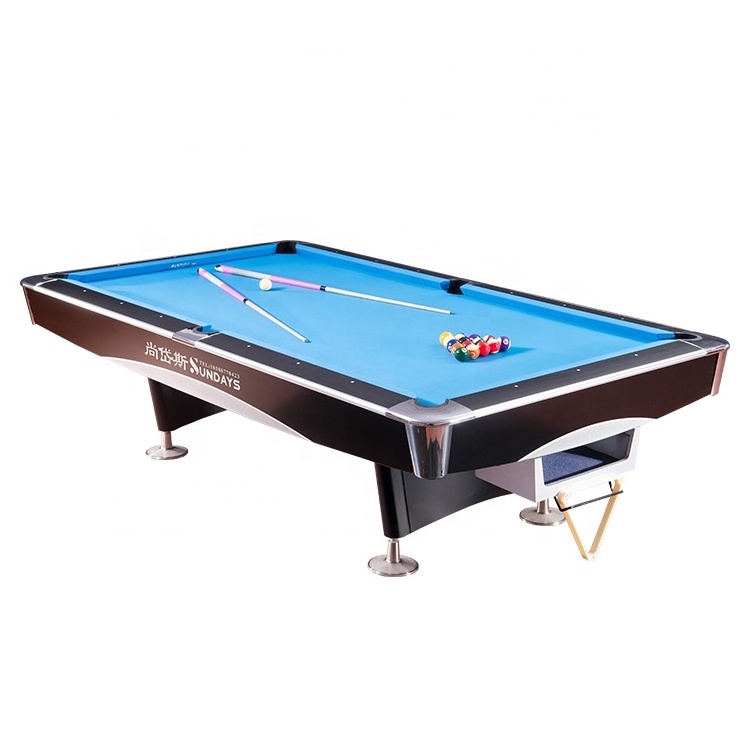 Modern American Billiards Pool Table with Contemporary Pool Table Pockets Essential Snooker & Billiard Balls Accessory