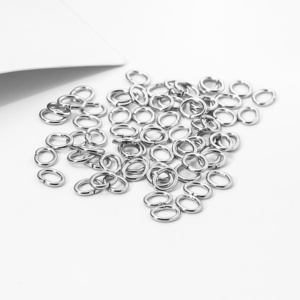 Stainless Steel Close Jump Rings Open Jump Rings Oval Connector Rings